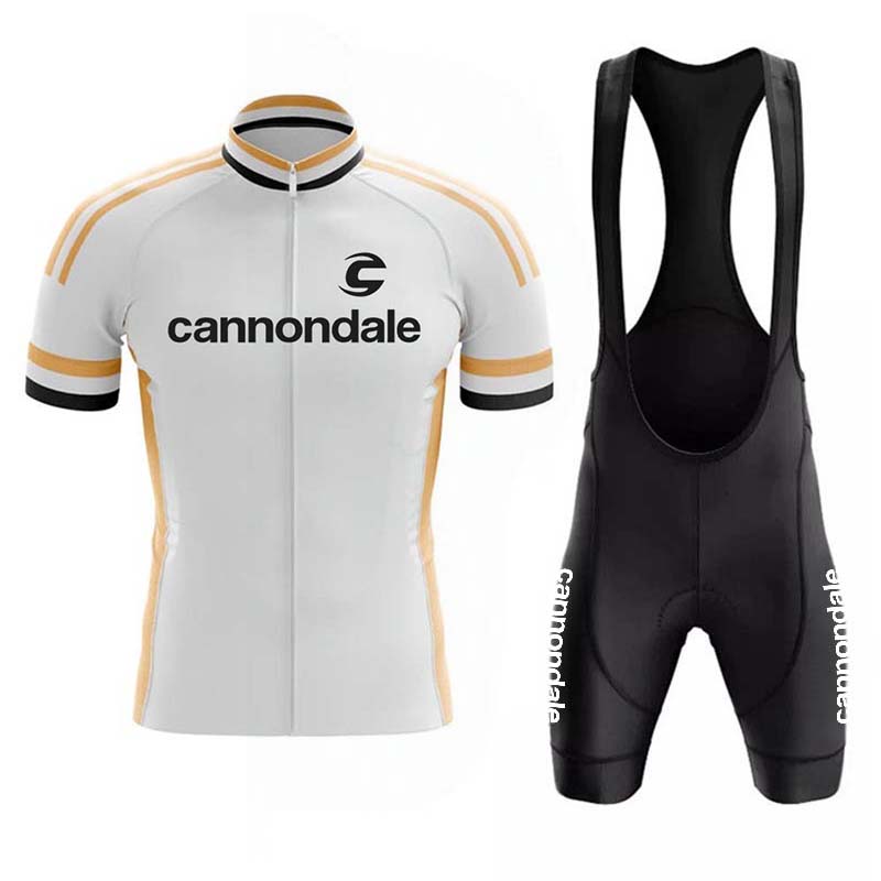 Cycling Community - ชุดเสื้อเจอร์ซีย์จักรยาน Cannondale ชุดกางเกงขาสั้นจักรยาน MTB แบบมีสายรัดเอว ชุดปั่นจักรยานแบบสะท้อนแสง
