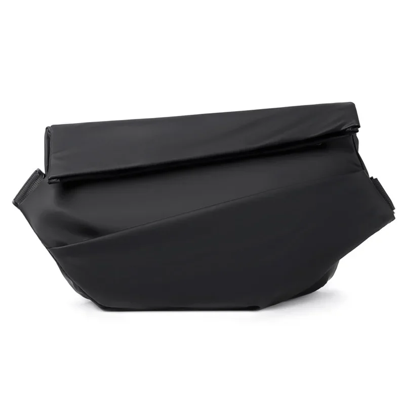 Cycling Commute Bag - กระเป๋าสะพายข้างสำหรับผู้ชาย กระเป๋าสะพายข้างกันน้ำพร้อมหัวเข็มขัดแม่เหล็ก กระเป๋าคาดหน้าอกความจุขนาดใหญ่สำหรับการเดินทางประจำวันและปั่นจักรยาน