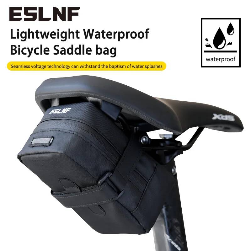 Saddle Bag Under Seat - กระเป๋าใต้เบาะจักรยานกันน้ำ ESLNF ขนาดเล็กสำหรับติดตั้งท้ายจักรยาน