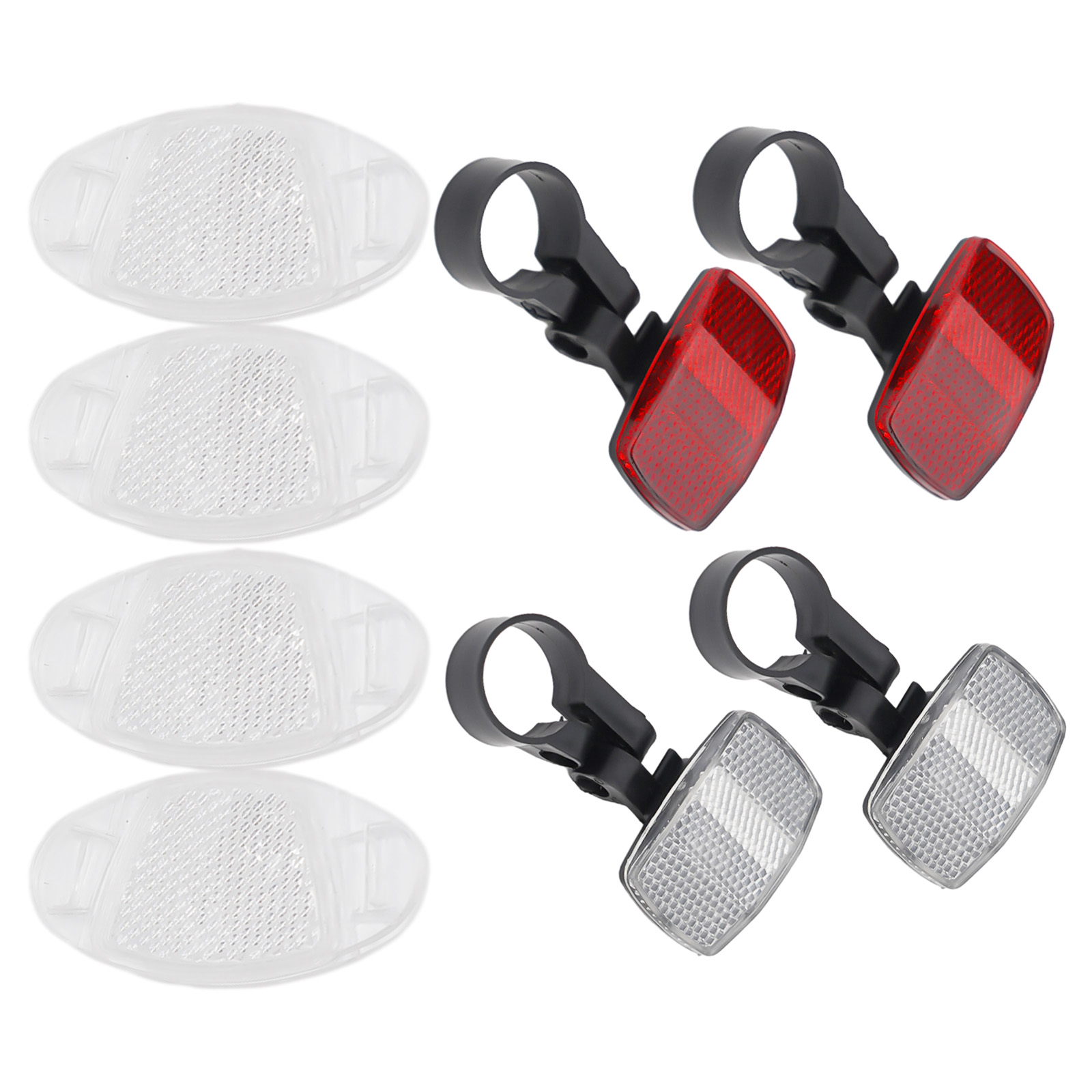 Spoke Reflector Set - ชุดสะท้อนแสงติดซี่ล้อจักรยาน ด้านหน้า-หลัง พร้อมขายึด