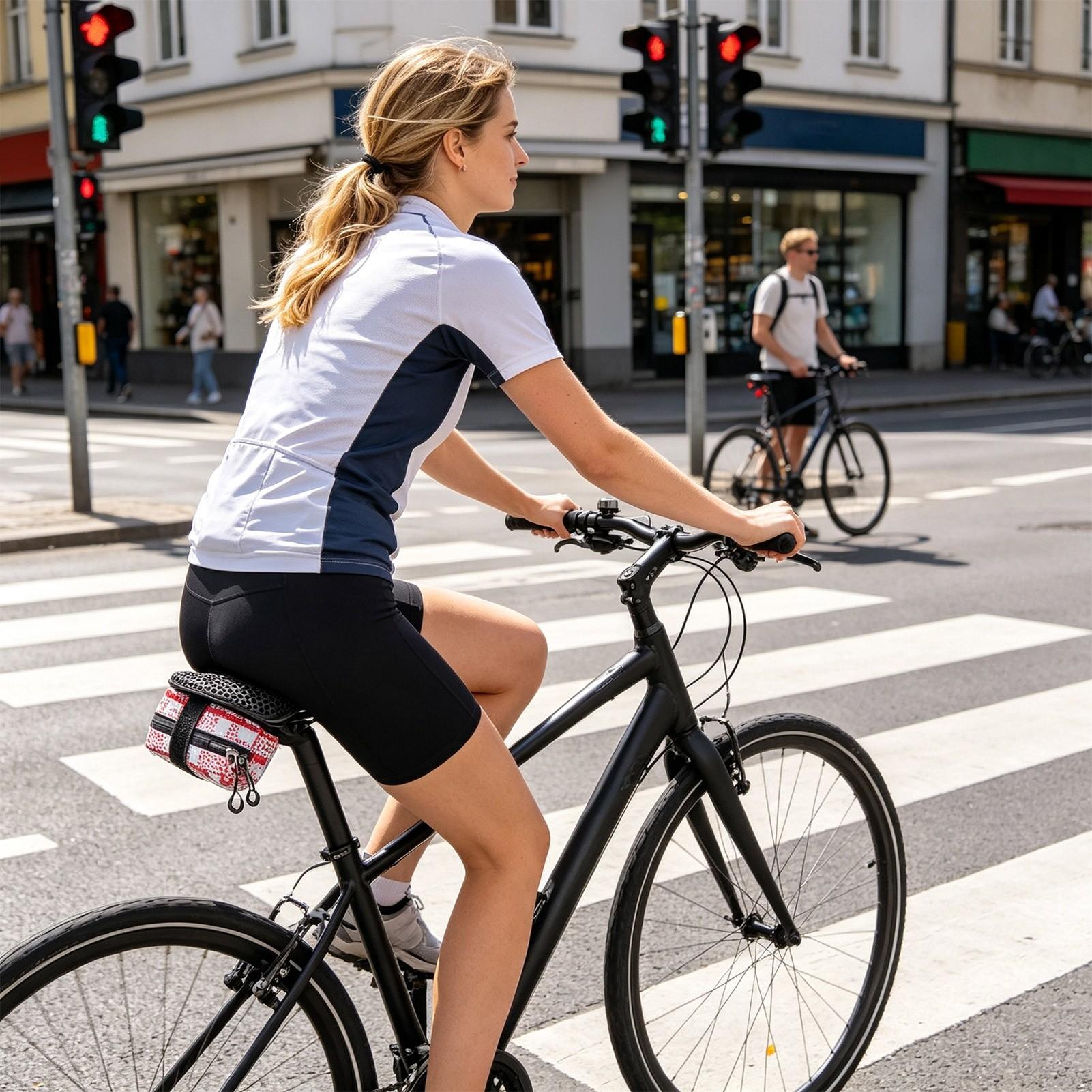 Saddle Bag Under Seat - กระเป๋าใต้เบาะจักรยานสำหรับการเดินทาง กระเป๋าอเนกประสงค์กันน้ำสำหรับการเดินทางประจำวัน พักผ่อน ท่องเที่ยว ถนน และภูเขา