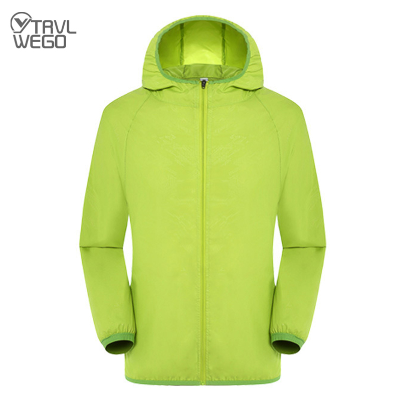 Cycling Rain Jacket Commute - TRVLWEGO กลางแจ้ง Camping Hiking จักรยานกีฬาแจ็คเก็ต UV