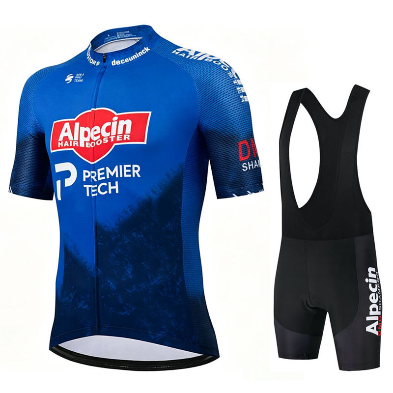 Cycling Community - Alpecin Pro ขี่จักรยาน Jersey ชุดผู้ชายกางเกงขาสั้นจักรยานแขนสั้น Bicicleta