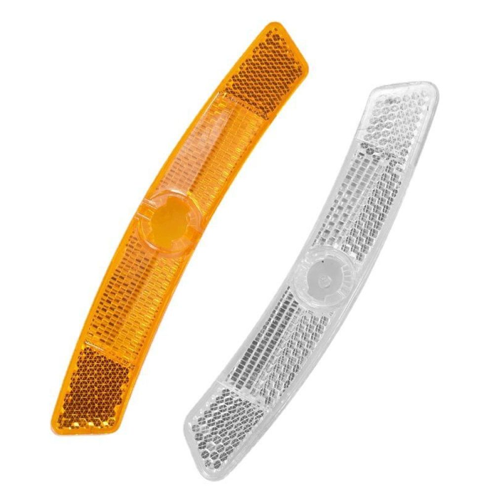 Spoke Reflector Set - คลิปเตือนความปลอดภัยสำหรับการปั่นจักรยานตอนกลางคืน สำหรับติดตั้งที่ซี่ล้อจักรยาน อุปกรณ์สะท้อนแสงสำหรับจักรยานเสือภูเขาและจักรยานถนน