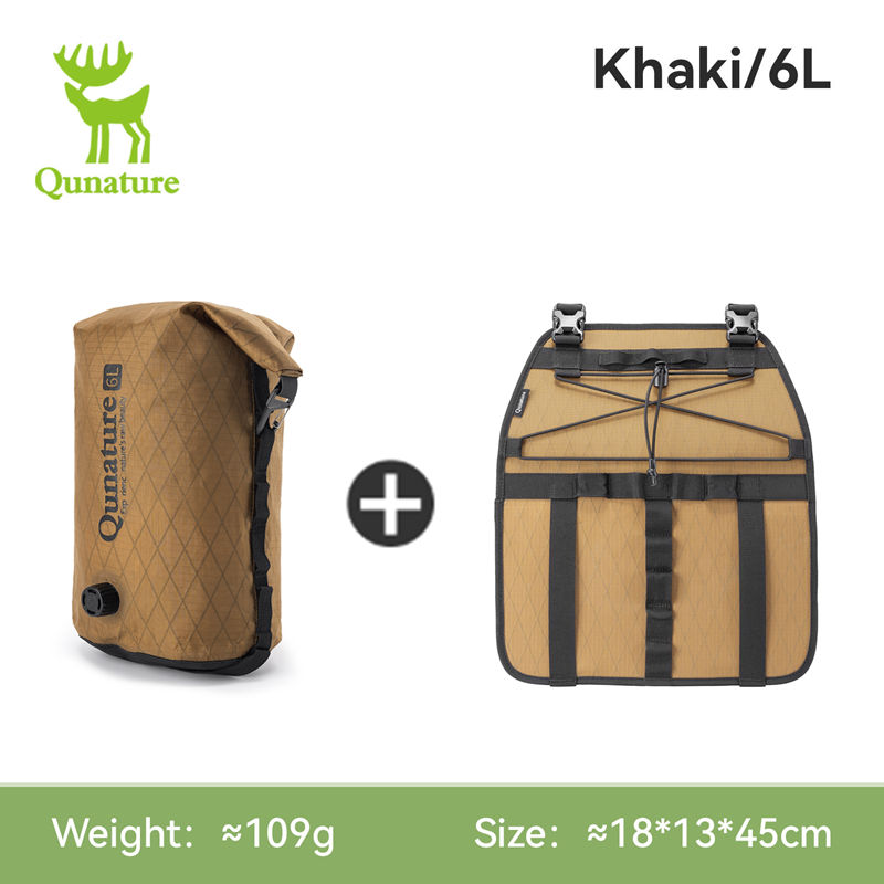 Cycling Journey - กระเป๋าจักรยาน Qunature 6/12 ลิตร กันน้ำได้อย่างสมบูรณ์แบบ พร้อมถุงบีบอัดน้ำหนักเบา
