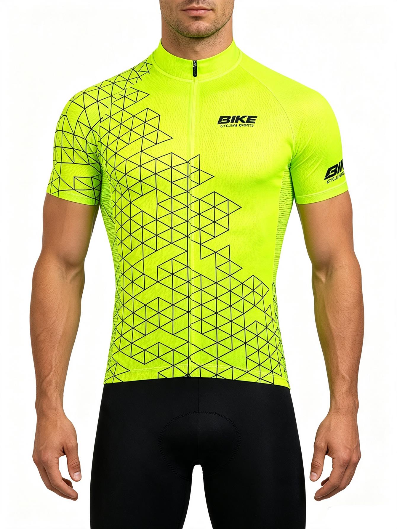 Cycling Community - ชุดเสื้อปั่นจักรยานฤดูร้อนสำหรับผู้ชาย เสื้อผ้าปั่นจักรยานเสือภูเขา แห้งเร็ว ระบายอากาศได้ดี ชุดปั่นจักรยานสำหรับแข่ง MTB