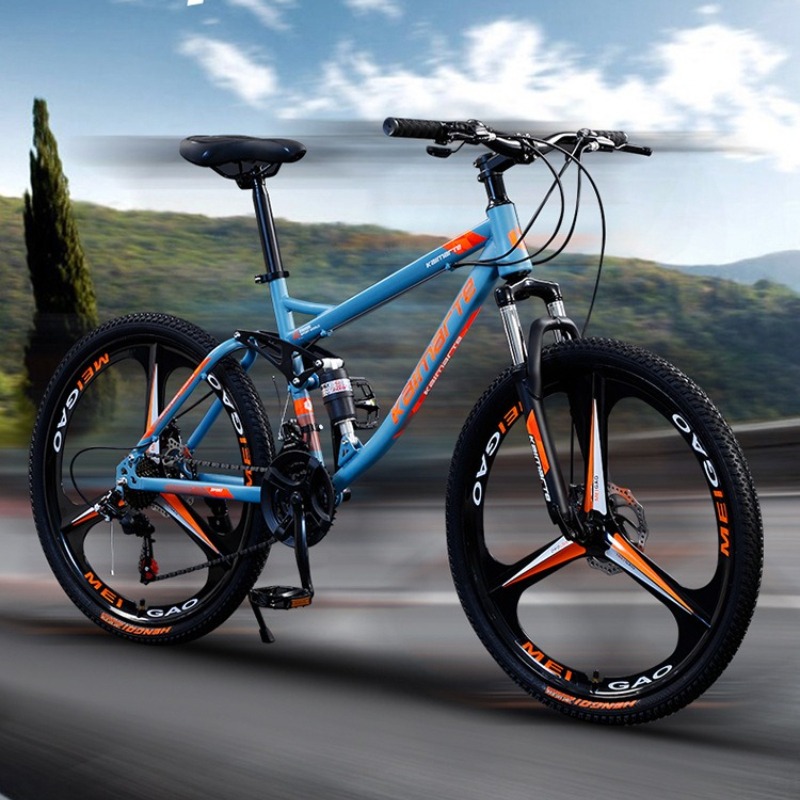Commuting With Bike - จักรยานเสือภูเขา 26 นิ้ว ระบบกันสะเทือนคู่ แบบซอฟต์เทล สำหรับทุกเพศ