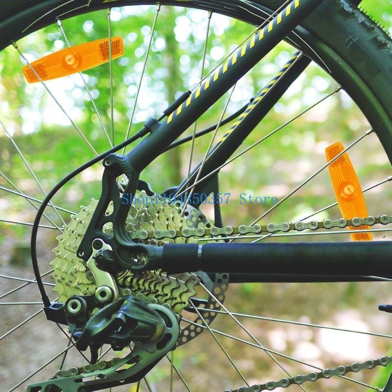 Spoke Reflector Set - 652F 8 ชิ้นจักรยานสะท้อนจักรยานล้อสะท้อนจักรยานพูดสะท้อนความปลอดภัยจักรยาน