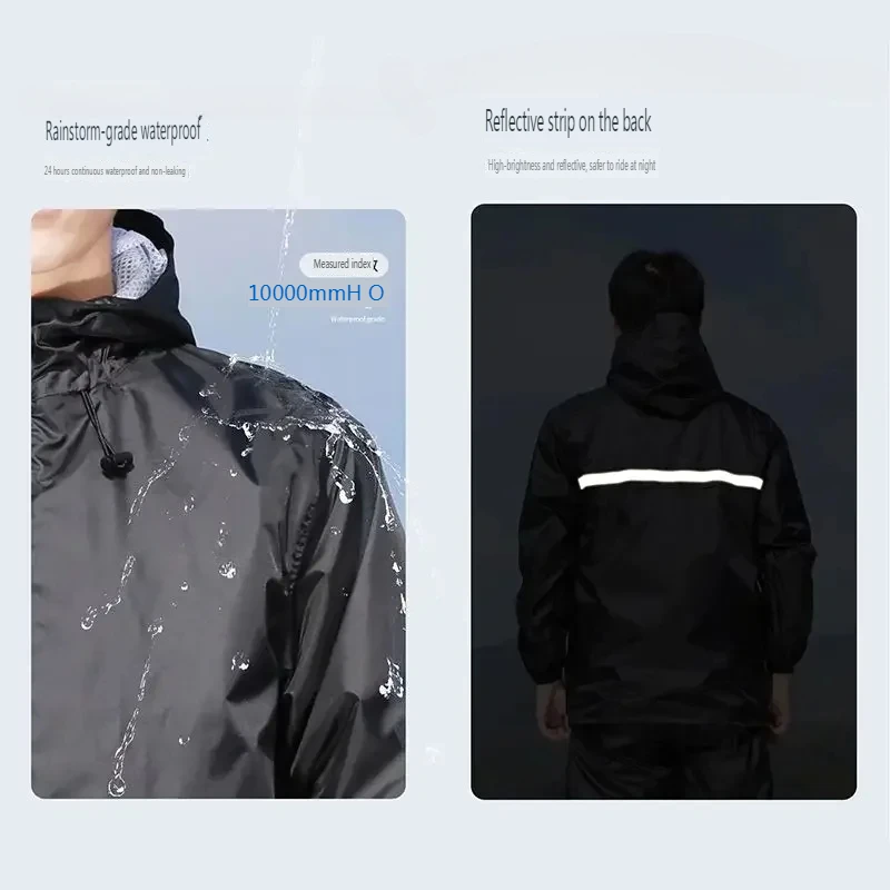 บางเสื้อกันฝนชุดฤดูร้อนกันน้ํา - Cycling Rain Jacket Commute บทวิจารณ์และราคา