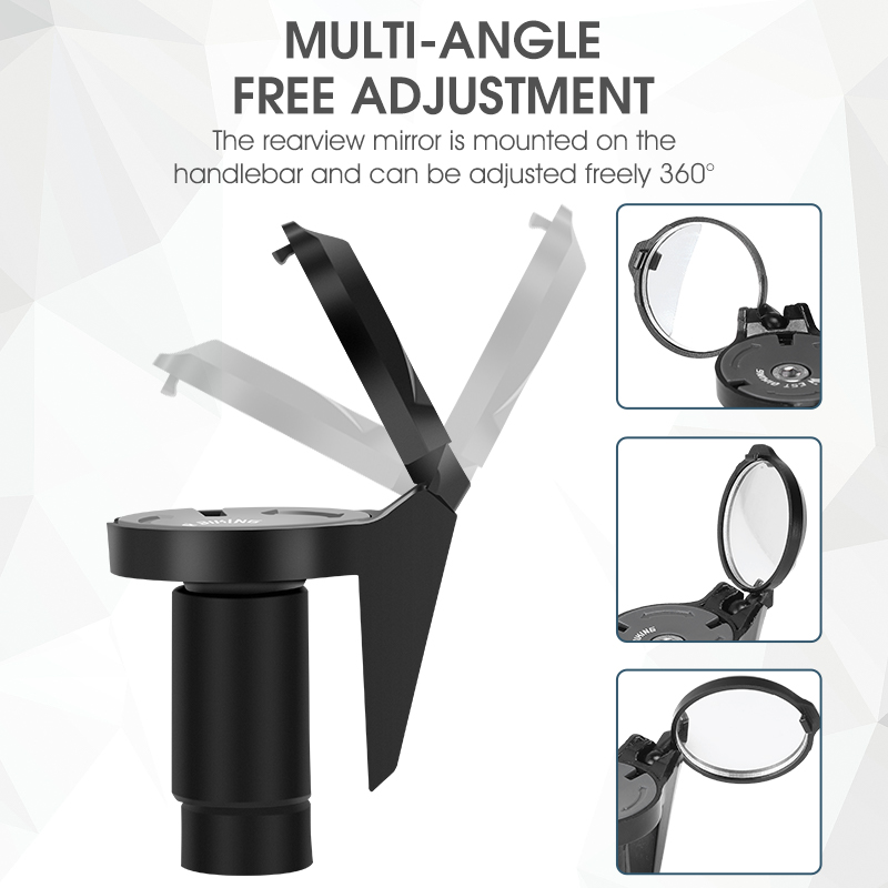 WEST BIKING HD กระจกมองหลังจัก - Mirror Handlebar Convex บทวิจารณ์และราคา