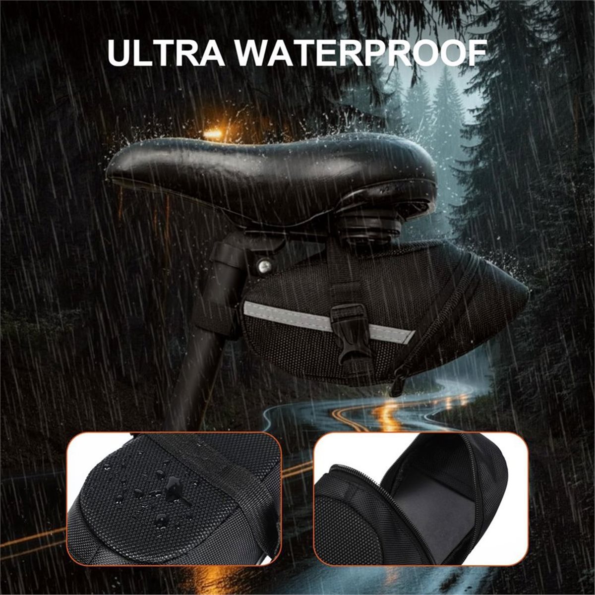 B72ABG 2 แพ็คกระเป๋าใส่จักรยาน - Saddle Bag Under Seat บทวิจารณ์และราคา