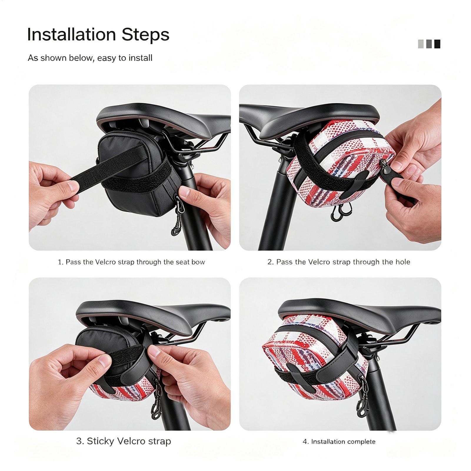กระเป๋าใต้อานจักรยาน กระเป๋าจั - Saddle Bag Under Seat บทวิจารณ์และราคา