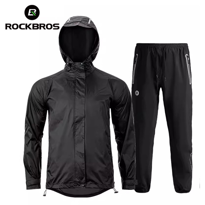 ROCKBROS เสื้อกันฝนสำหรับขี่จั - Cycling Rain Jacket Commute บทวิจารณ์และราคา