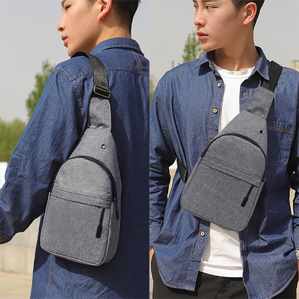 กระเป๋าคาดหน้าอกผู้ชายแบบสะพาย - Cycling Commute Bag บทวิจารณ์และราคา