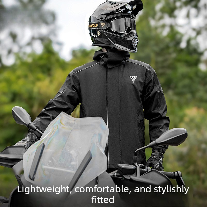 ชุดกันฝนสำหรับมอเตอร์ไซค์ เสื้ - Cycling Rain Jacket Commute บทวิจารณ์และราคา
