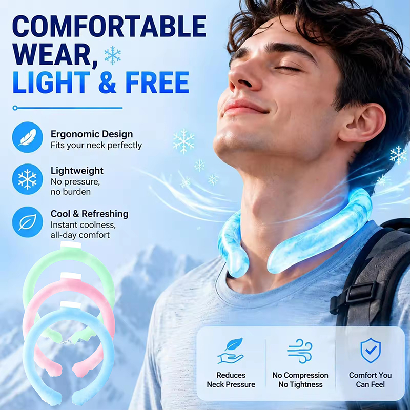 แหวนคลายร้อนบริเวณคอแบบพกพา ใช - Cycling Loop บทวิจารณ์และราคา