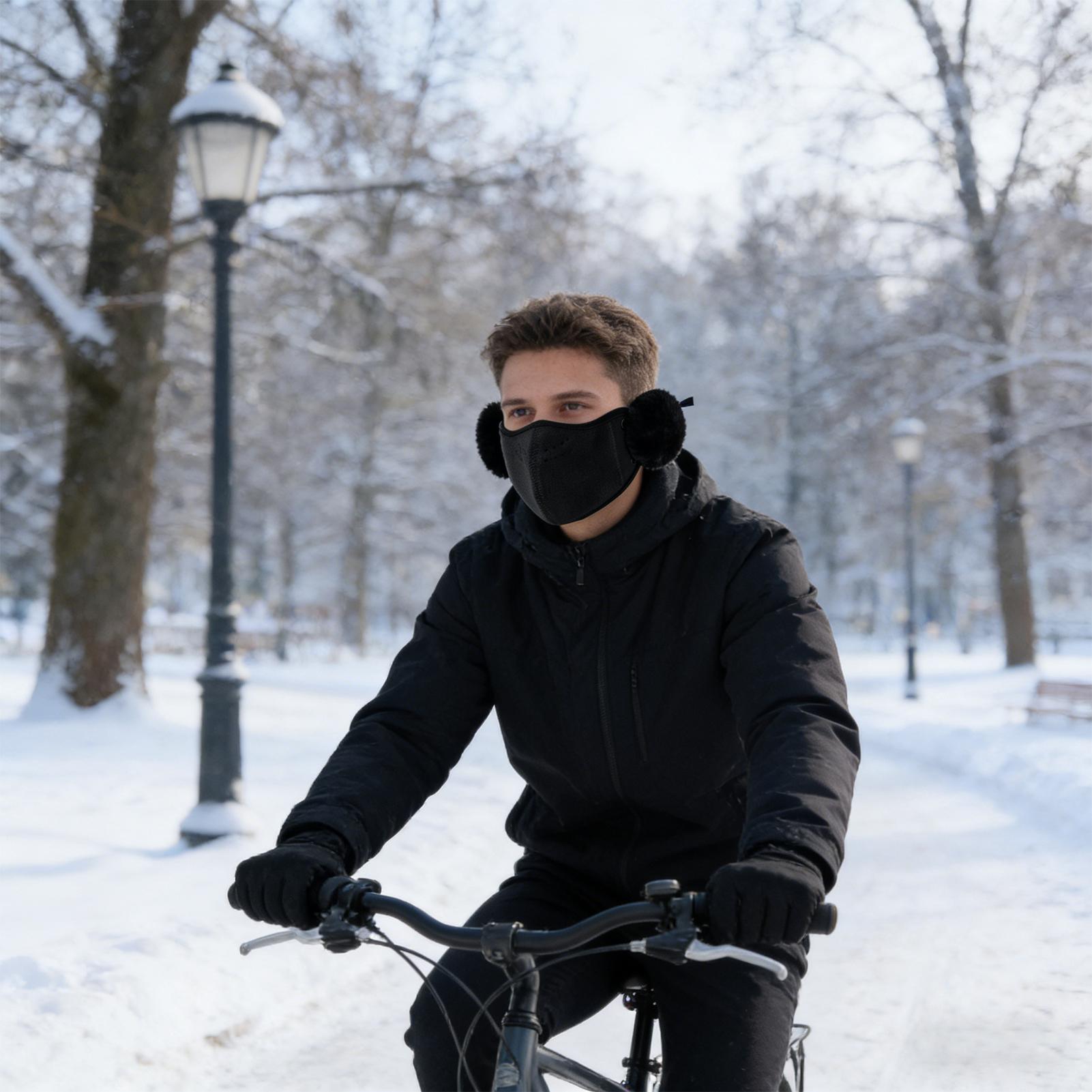 ผ้าปิดหน้าแบบหนา ป้องกันลม พร้ - Winter Cycling Commute บทวิจารณ์และราคา