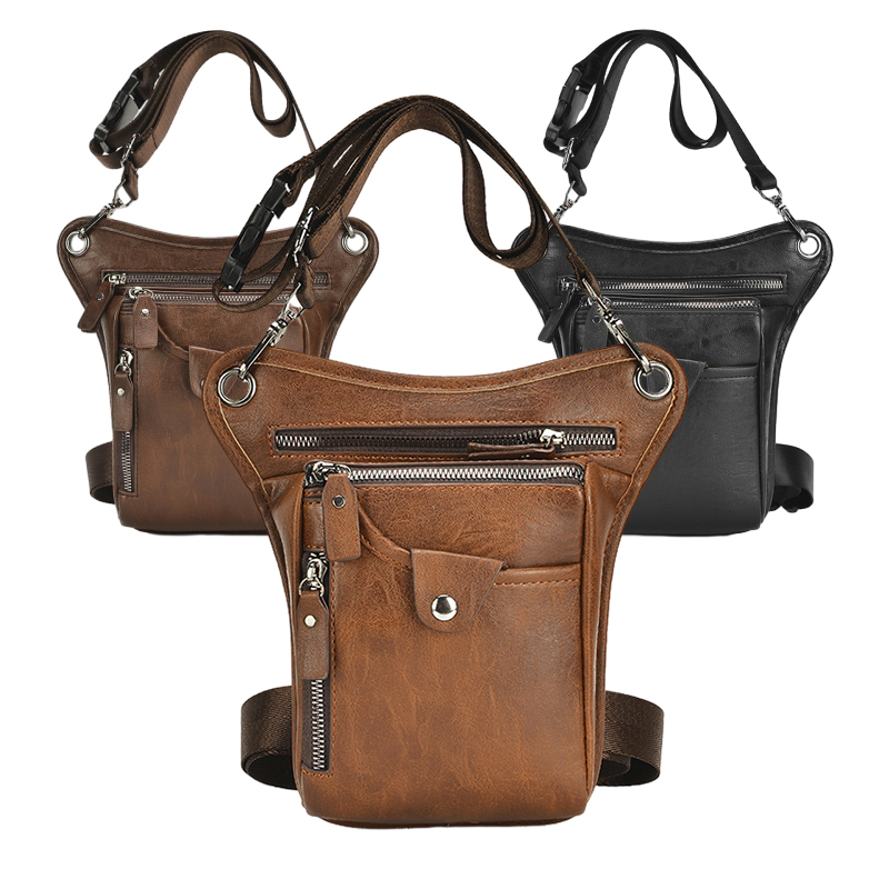 Vintage Pu หนังเอว Pack กระเป๋ - Cycling Commute Bag บทวิจารณ์และราคา
