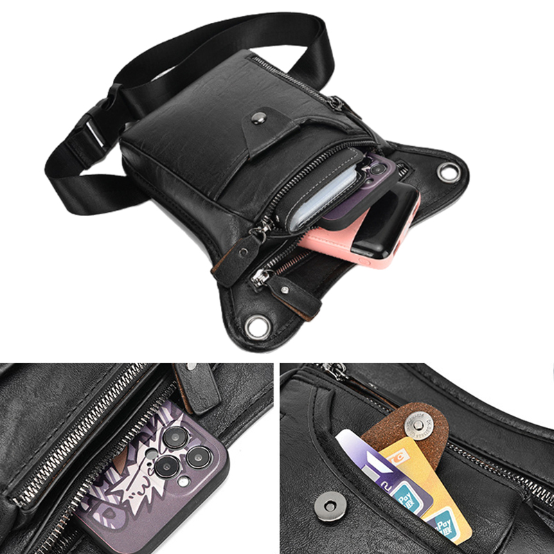 Vintage Pu หนังเอว Pack กระเป๋ - Cycling Commute Bag บทวิจารณ์และราคา