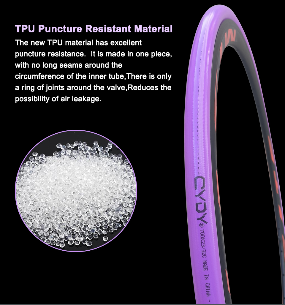 ยางในจักรยาน CYDY TPU Gravel ข - Inner Tube 700C บทวิจารณ์และราคา