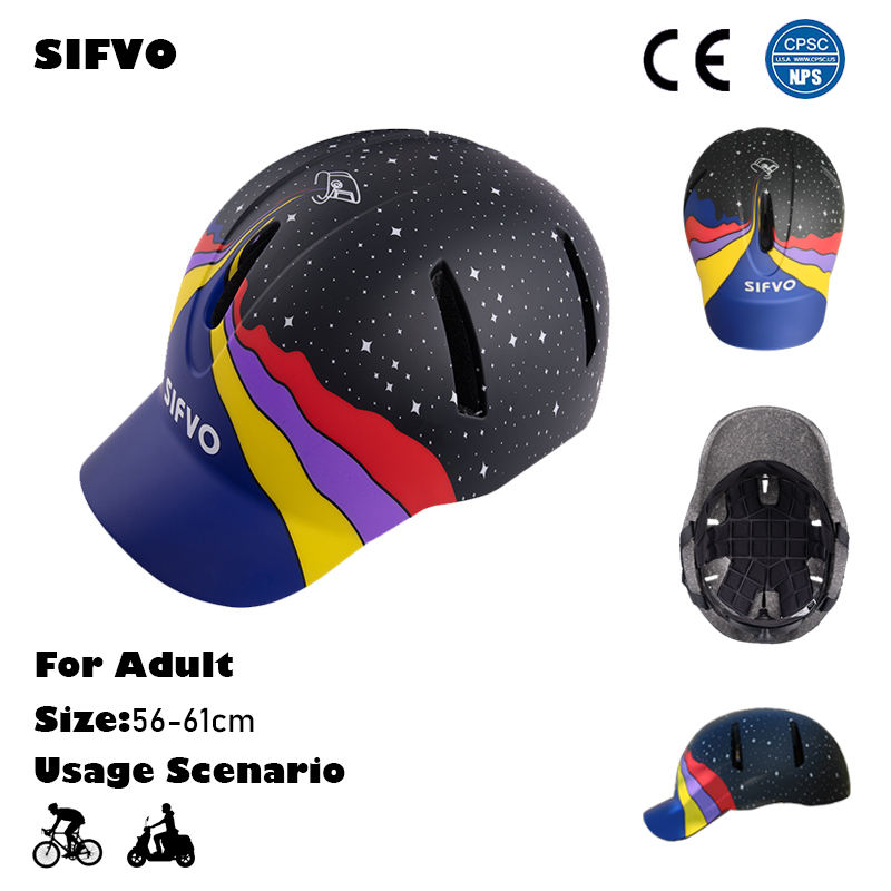 SIFVO ผู้ใหญ่สไตล์หมวกกันน็อคจ - Commute Cycling Helmet บทวิจารณ์และราคา