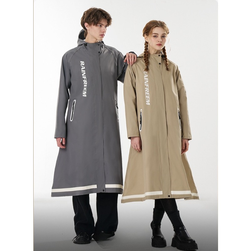Oversize เดี่ยวยาวเสื้อกันฝนผู - Cycling Commuter Rain Gear บทวิจารณ์และราคา