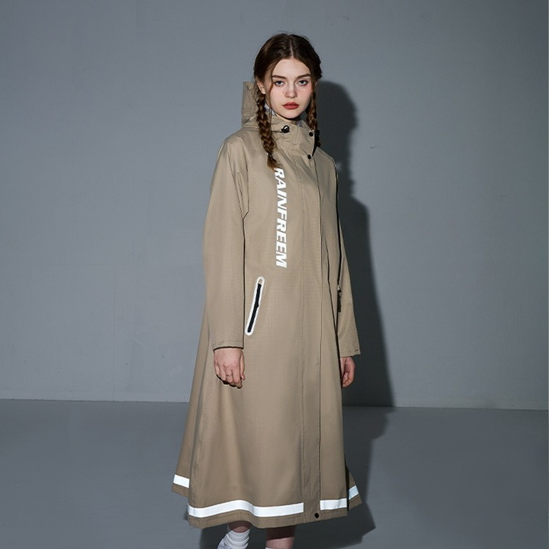 Oversize เดี่ยวยาวเสื้อกันฝนผู - Cycling Commuter Rain Gear บทวิจารณ์และราคา