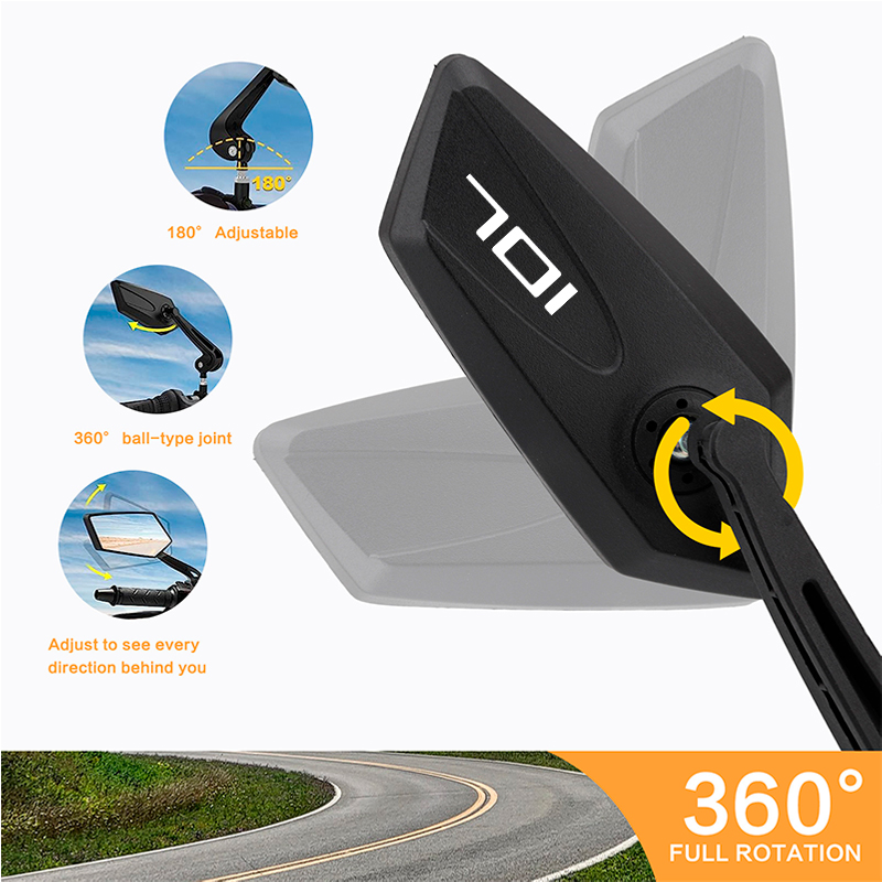 กระจกมองหลังแบบพับได้สำหรับแฮน - Mirror Handlebar Convex บทวิจารณ์และราคา